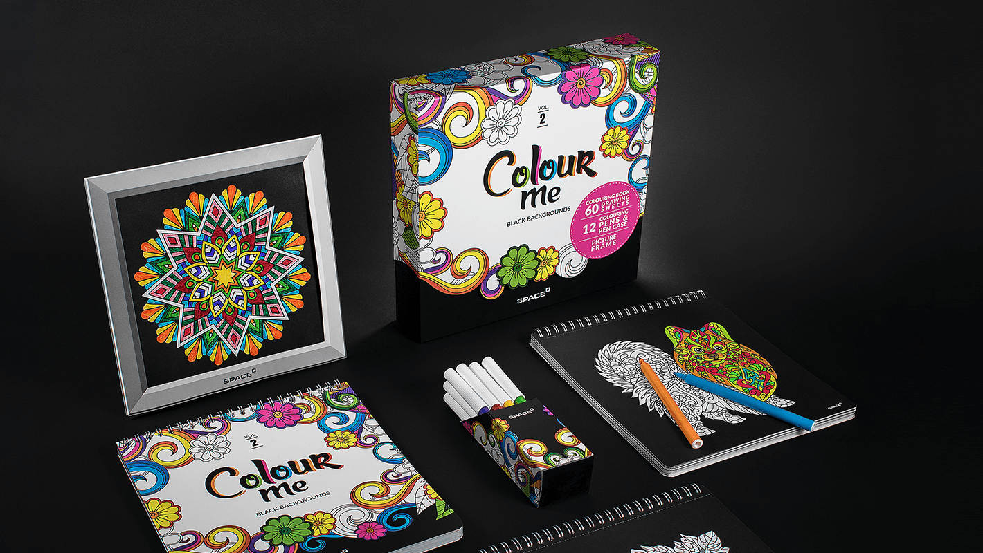 artlink advertising Packaging Space - Colouring  Books