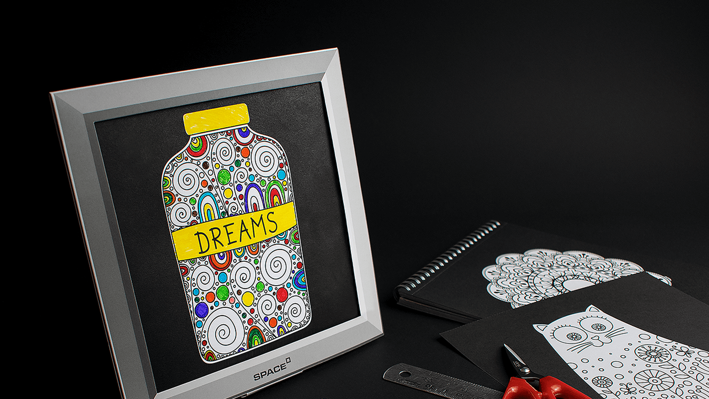 artlink advertising Packaging Space - Colouring  Books