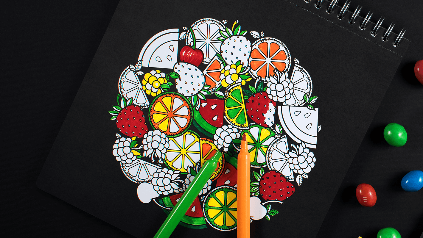 artlink advertising Packaging Space - Colouring  Books